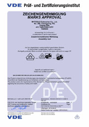 vde socket certificate 1