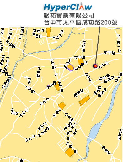 HyperClaw Mytools Enterprise location map