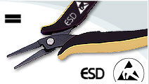 ESD Flat Nose Pliers (Spring)
