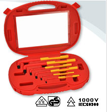 VDE Insulated Extra Long Hex Key Wrench Sets