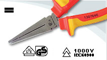 VDE Flat Nose Pliers