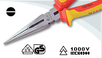 VDE Long Nose pliers European type