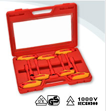 VDE Insulated T-Handle Nut Hex Key Wrench Sets