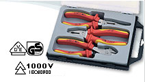 3 PCS VDE Pliers Set