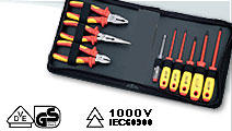 9 PCS VDE Pliers Set