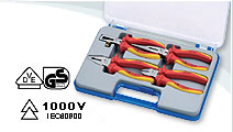4 PCS VDE Pliers Set